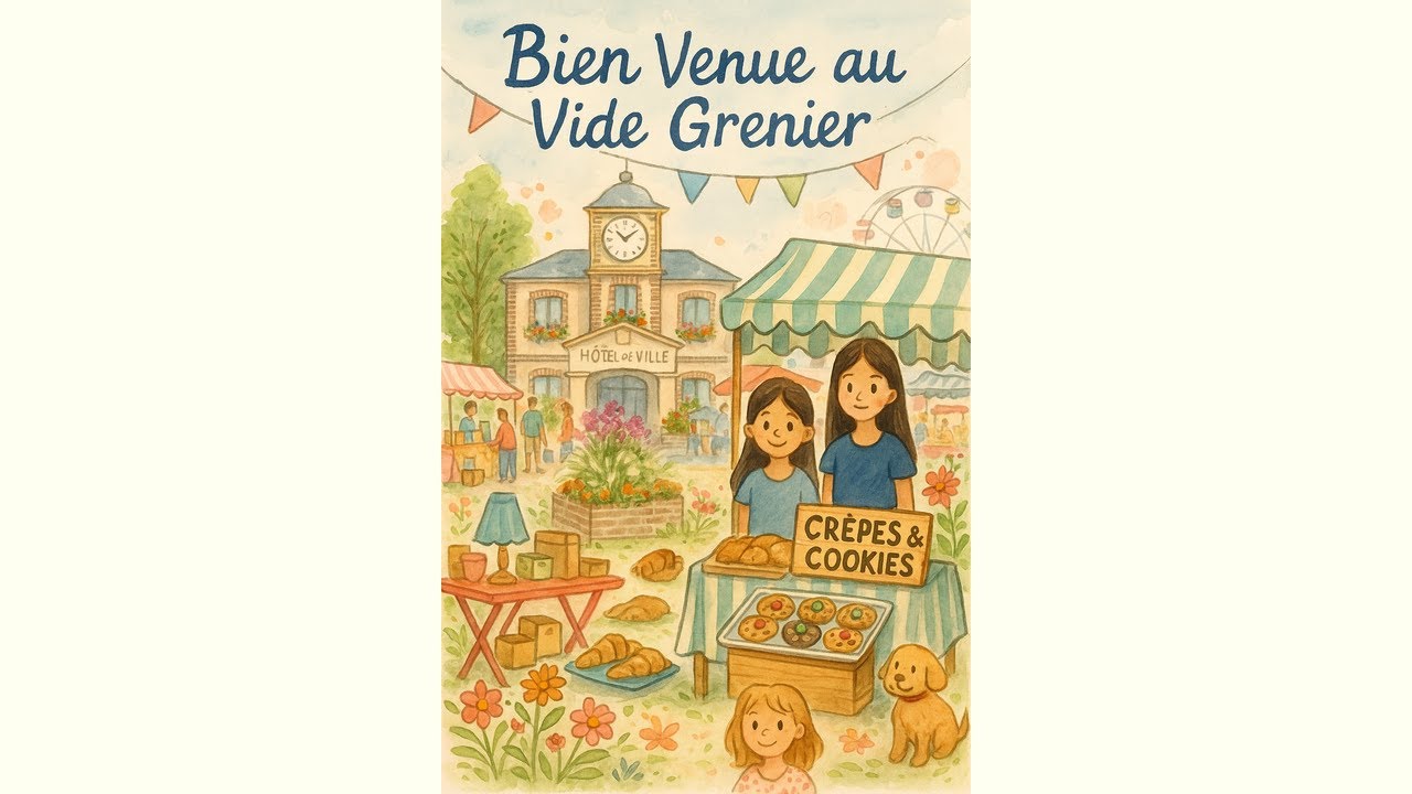 Vide-Grenier in Courtenay, France | Tour of the Town Centre & Local History