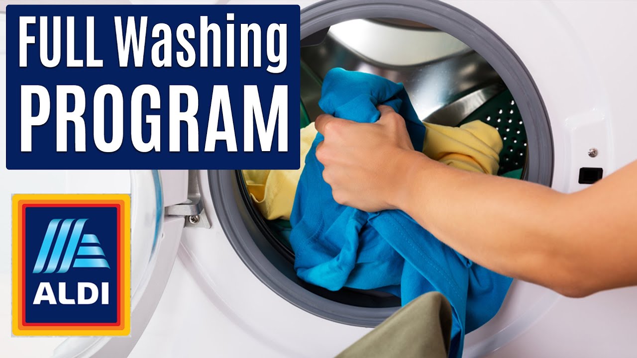 Aldi Front Load Washing Machine Full Cotton Intensive Cycle