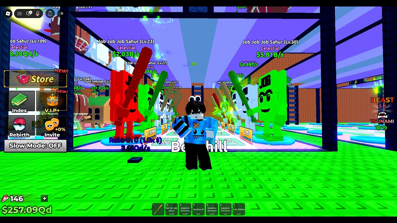 Escape tsunami for brainrots 279 #roblox #shorts