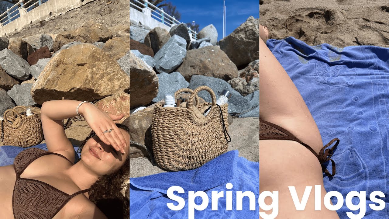 FIRST BEACH DAY OF THE SEASON | Spring Vlogs