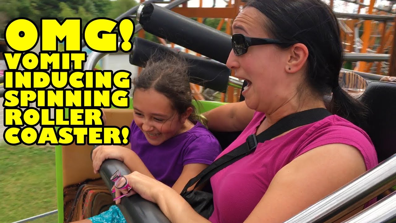 Most Spinningest Vomit Inducing Roller Coaster EVER Spinning Coaster POV Wiener Prater Austria