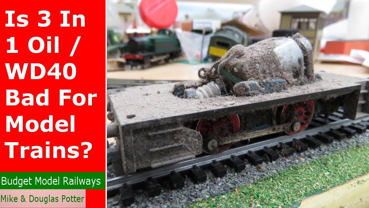 Is 3 In 1 Oil / WD40 Bad For Model Trains? - Model Railway Mythbusting