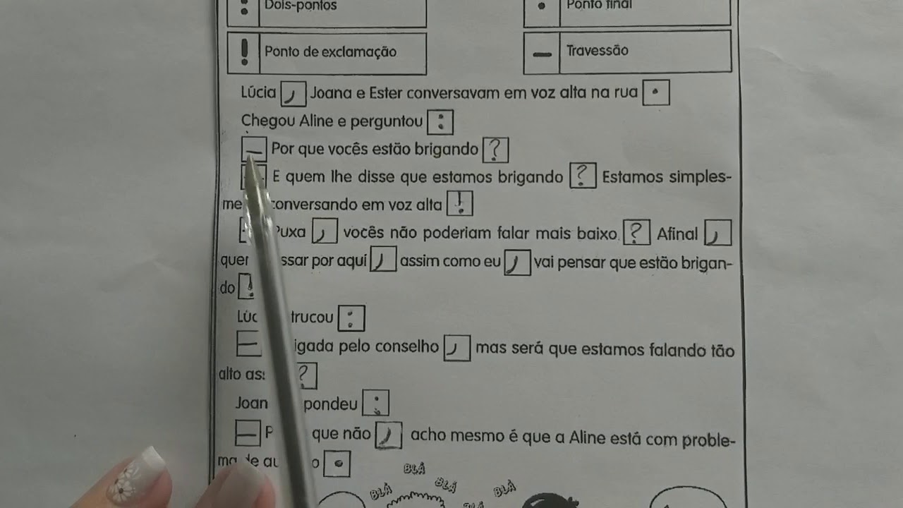 Corre&ccedil;&atilde;o de Portugu&ecirc;s: pontuando