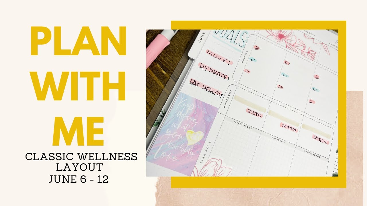 Plan with Me | Happy Planner Classic Wellness Layout