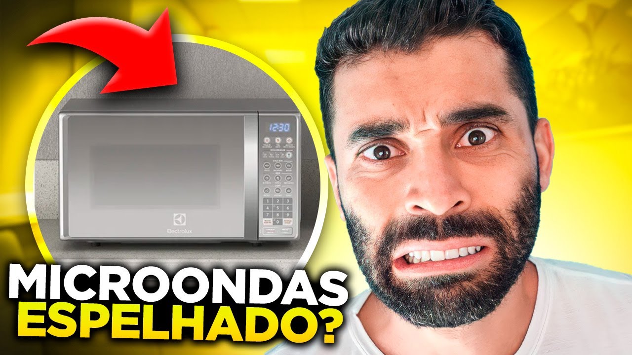 COMO LIMPAR MICROONDAS ESPELHADO EM 40 SEGUNDOS