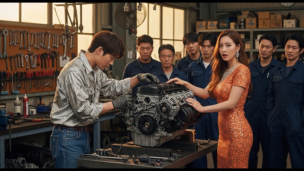 “30일 동안 못 고친 페라리.럭셔리 gara의 최고 엔지니어도 포기한 엔진… 무직 정비사가 5분 만에 살려냈다. 여CEO는 말을 잃었다”