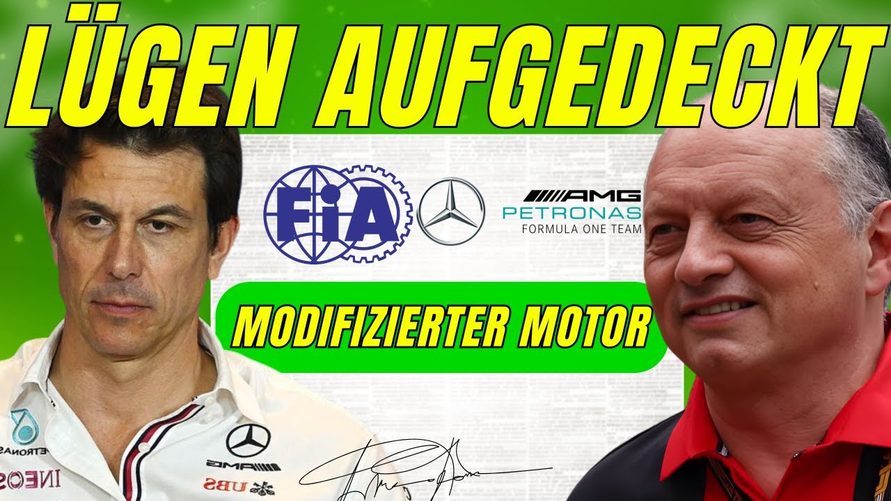 F1-RIVALEN SIND WÜTEND AUF MERCEDES UND RED BULL NACH DER ENTHÜLLUNG EINER MOTORLÜCKE!