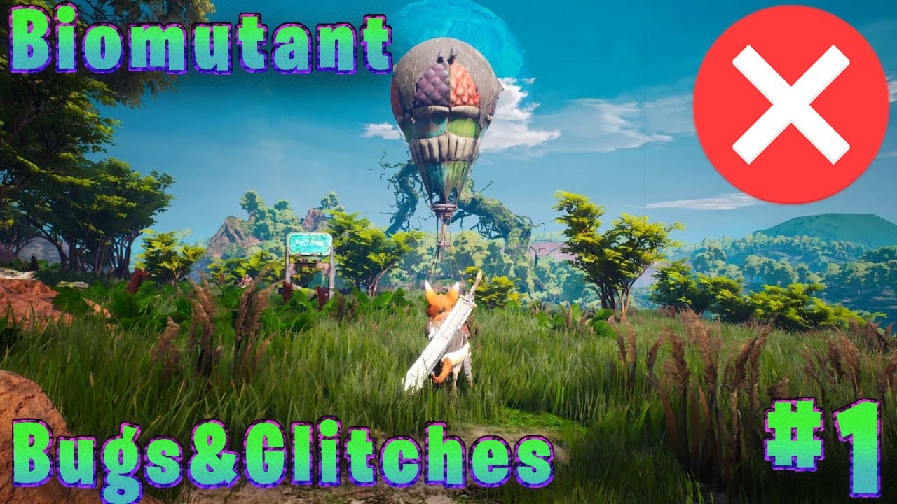 Bugs & Glitches In Biomutant #1 || Invisible Map