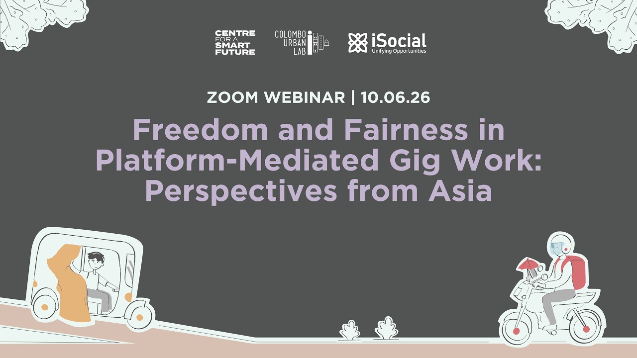 Freedom and Fairness in Platform-Mediated Gig Work: Perspectives from Asia | Webinar, June 2026
