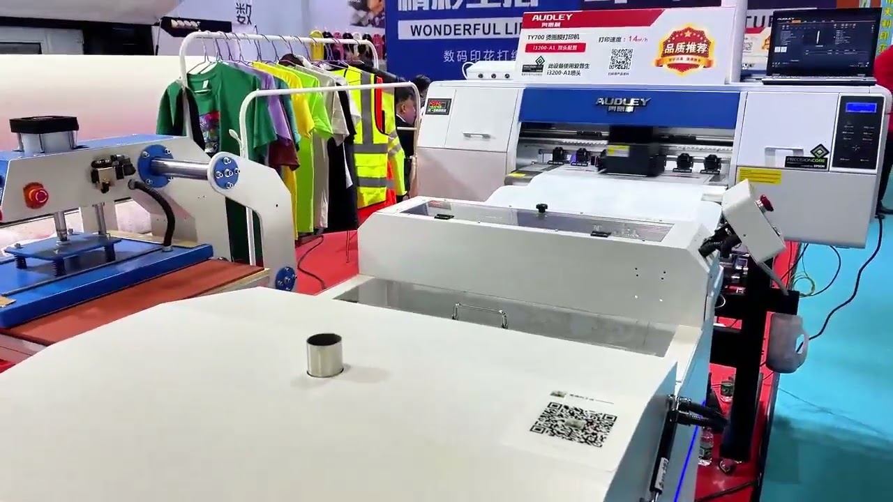 Принтер Audley DTF || Двухголовочный || Epson I3200A || 60 см, 2 головки, принтер DTF + шейкер с системой рециркуляции порошка