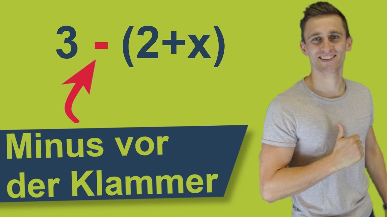Terme - Klammern auflösen mit Plus und Minus davor | Mit Aufgaben und Lösungen | LehrerBros