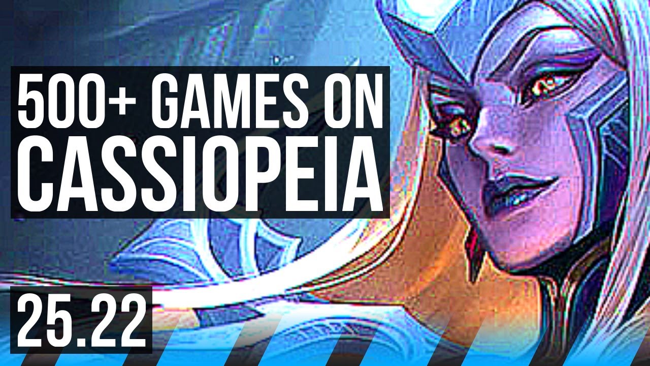 CASSIOPEIA vs YONE (MID) | 500+ games | EUW Master | 25.22