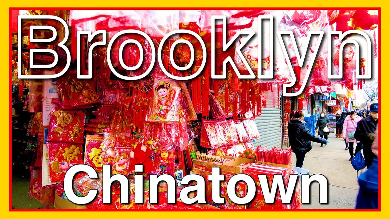 Brooklyn, New York【Chinatown in Sunset Park】2021 Walking Tour【4K】
