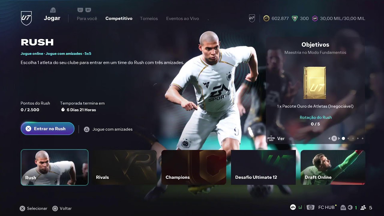 Campeonato valendo 500 fifa point,e RIVALS