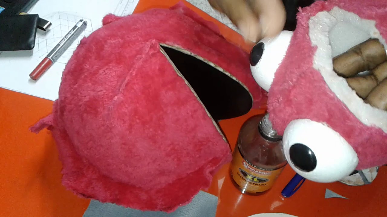 cabeza universal para titere parte 4