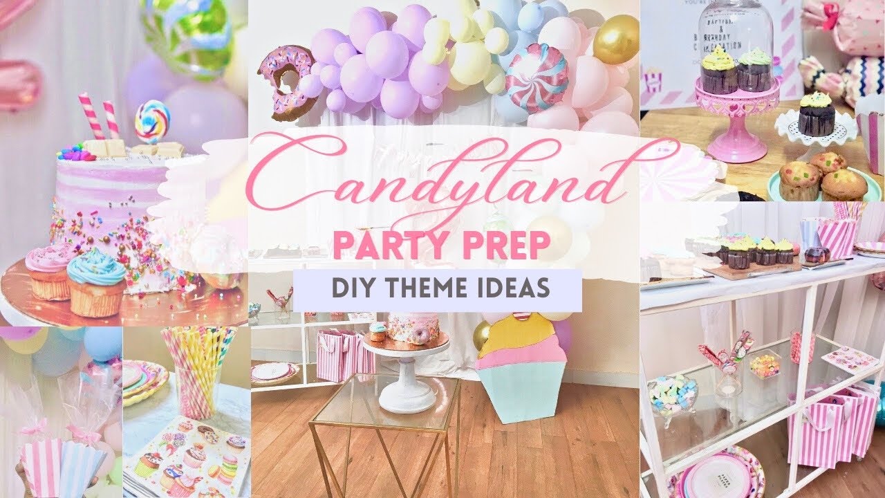 Candyland Birthday Party Prep/DIY
