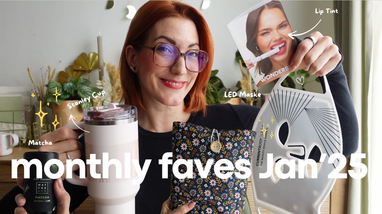 Januar Favoriten 2025 ✨ Beauty, Pflege, Bücher (Stanley Cup, Wonderskin, CurrentBody ...)
