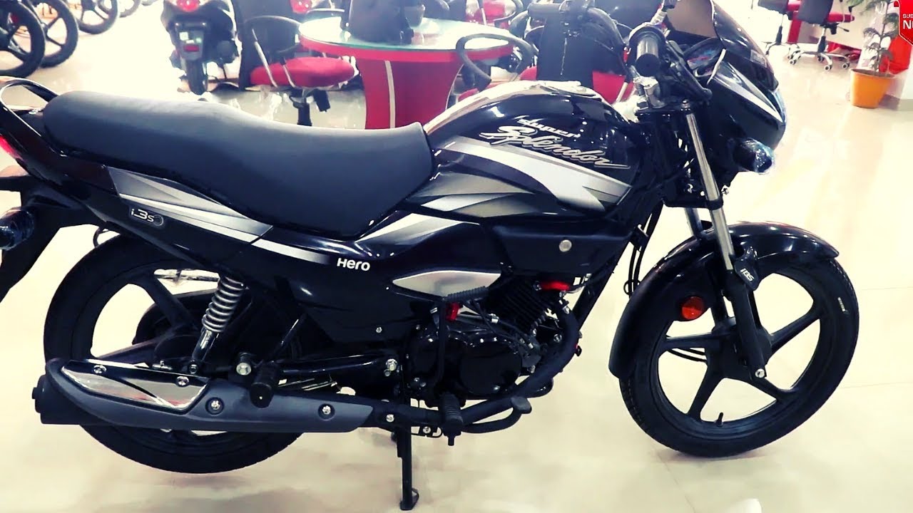 Hero New Super Splendor-2019 (Vertical Engine) With IBS,i3S Update || Grephite Black colour review