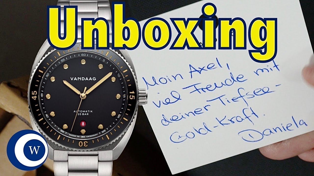 1. Akt: UNBOXING Vandaag TIEFSEE Gold Kraft