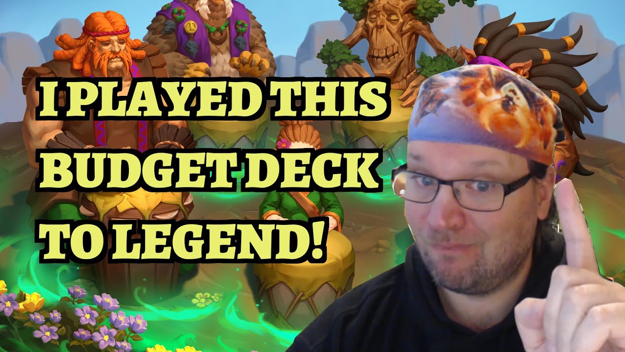 LEGEND Budget Drum Druid Deck Guide and Gameplay! Hearthstone TITANS