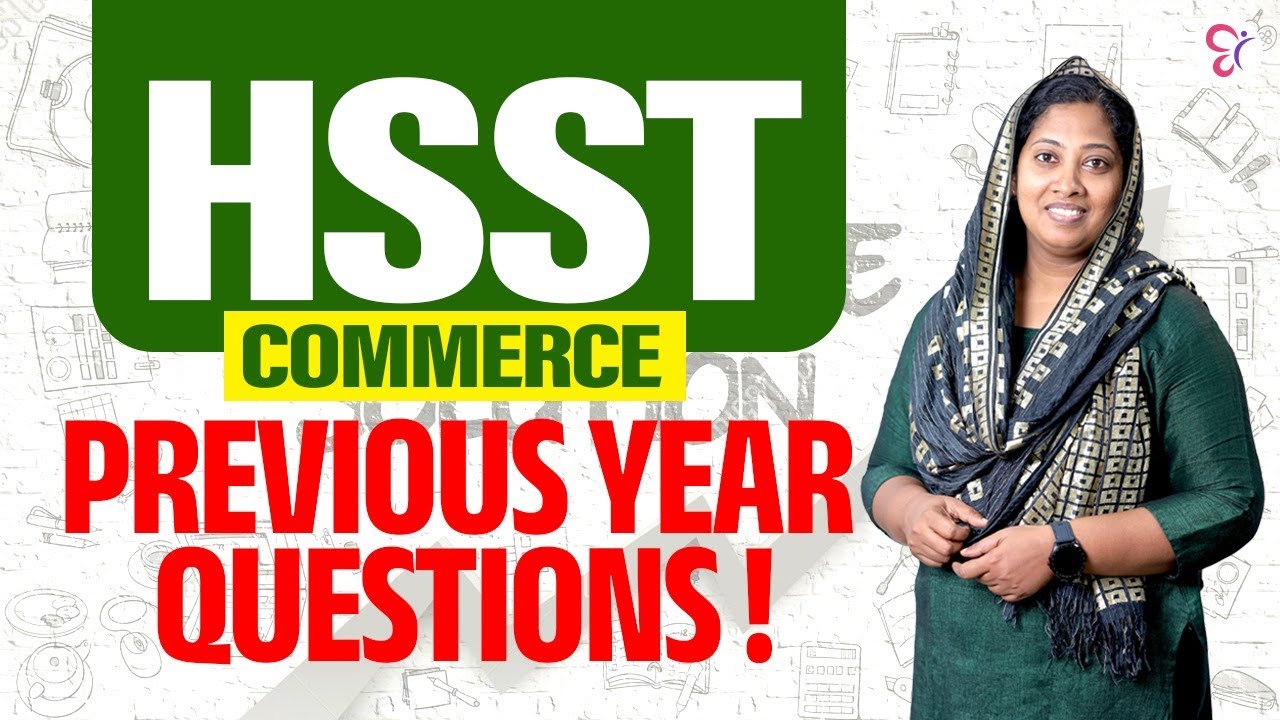HSST Commerce Previous Year Question Discussion  | HSST Exam