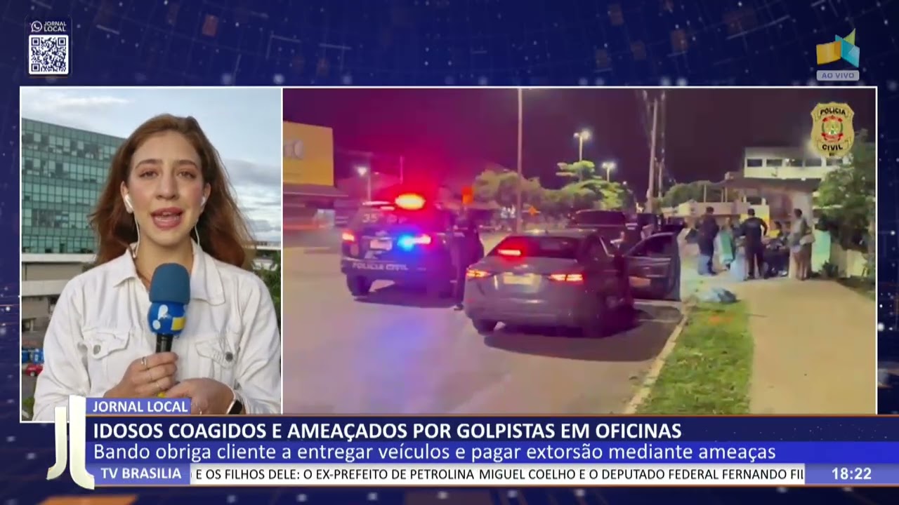 JL - Urgente: idosos coagidos e ameaçados por golpistas em oficinas