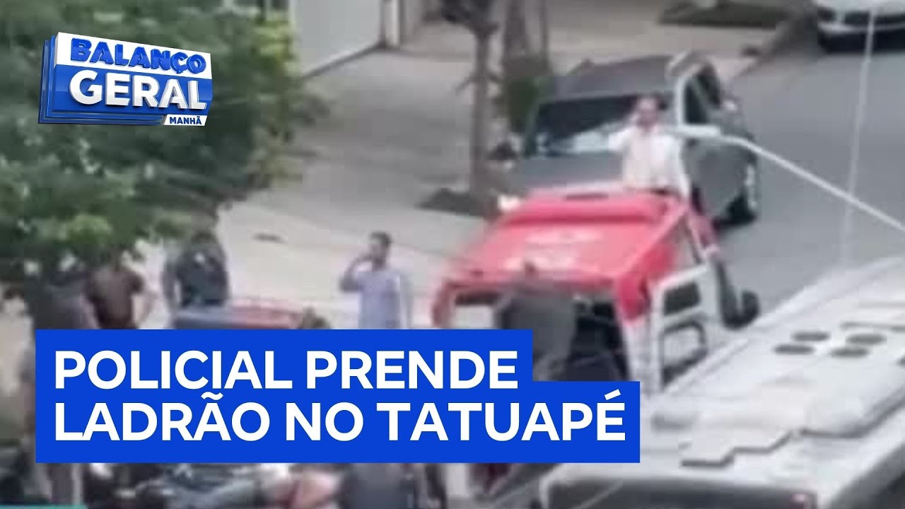 Ladrão que vinha assaltando moradores do Tatuapé é baleado por policial de folga em São Paulo