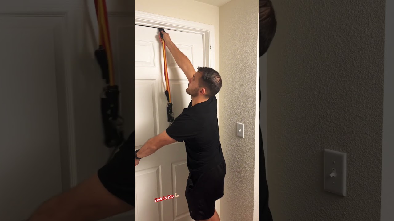 How to: Doorway Resistance Band Workout