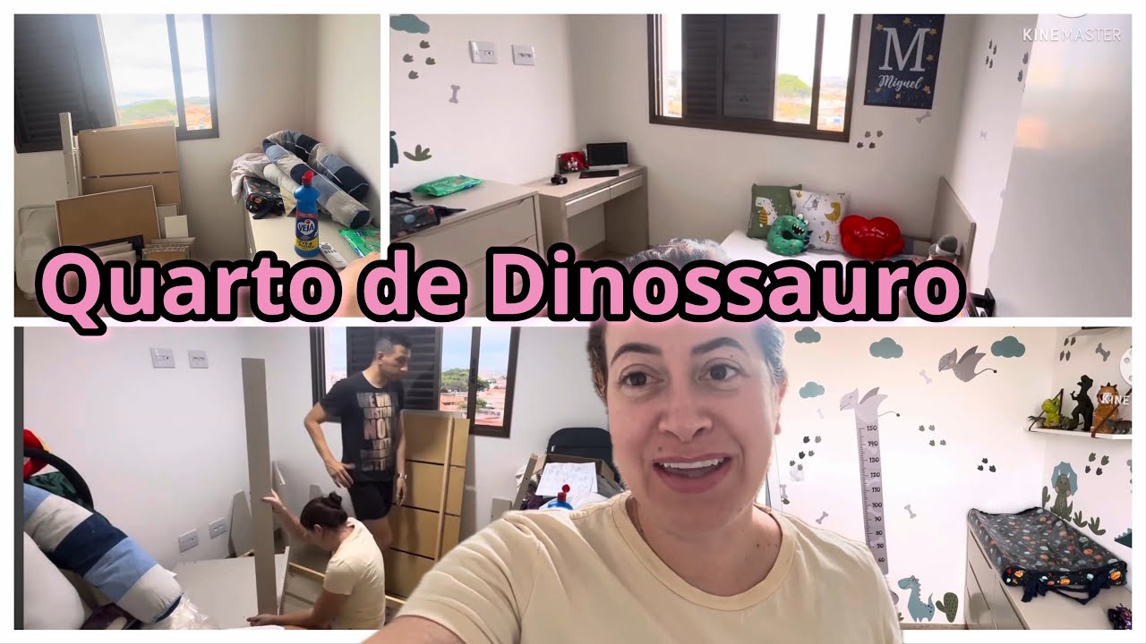Quarto Decoração Dinossauro | bebê 1 ano| Juliana Gomes