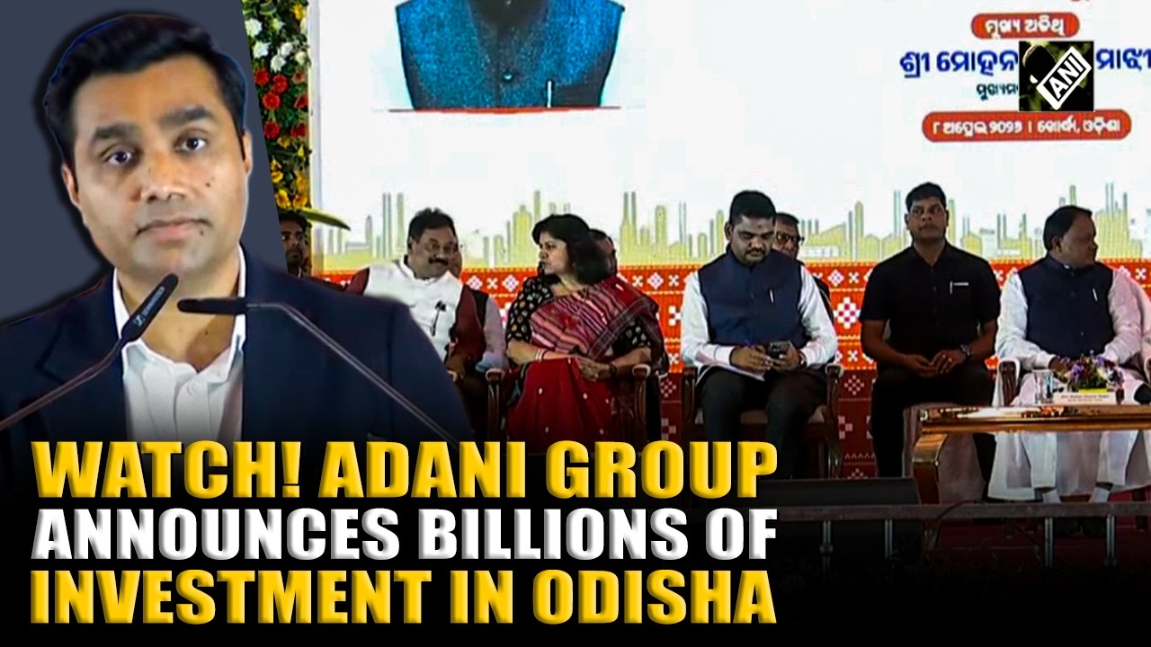 From data centers to thermal power; Karan Adani announces Billions of investment for Odisha