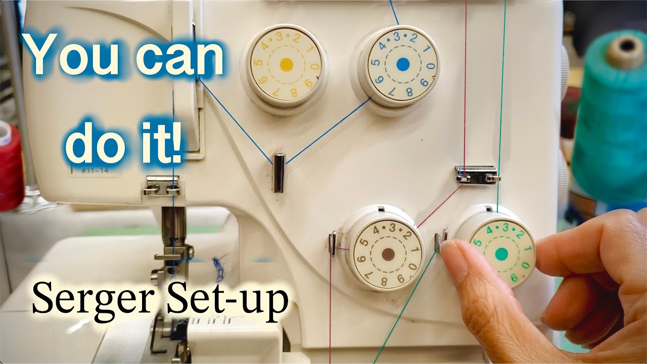 Sew Like a Pro in Minutes: Step-by-Step Guide to Using and Threading a Serger Machine!