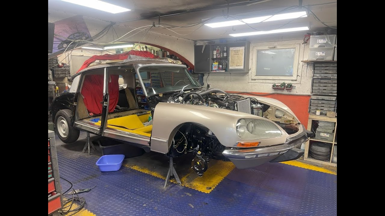 CITROEN DS 23 IE PALLAS 1973 DE MICHEL RESTAURATION 22 #citroen #carscollection #vintagecars