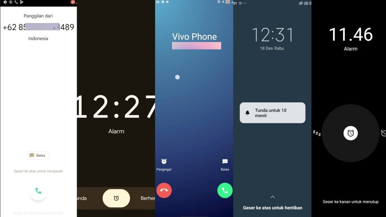 GOOGLE pixel 6pro/PIXEL alarm/VIVO Y100/XIAOMI alarm/Vivo alarm (incoming call+ clock alarm)
