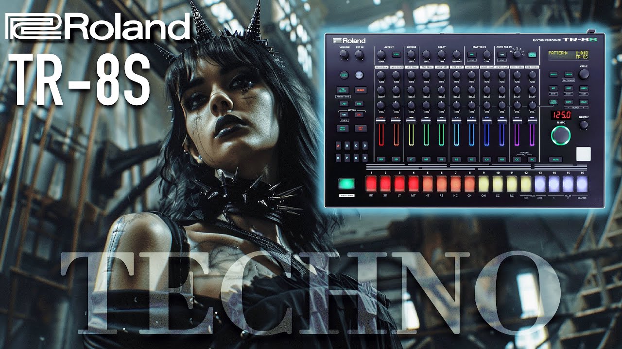 🔥  ROLAND TR-8S TECHNO LIVE SET  JAM  🔥 USER PATTERNS