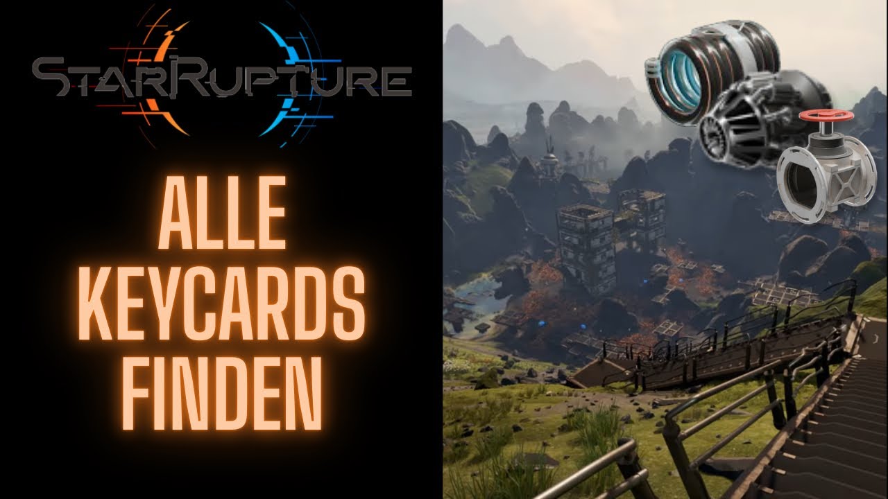 Alle Keycards finden | Holt diese 3 Blaupausen in der Rotblatt Basis - Star Rupture Guide Deutsch
