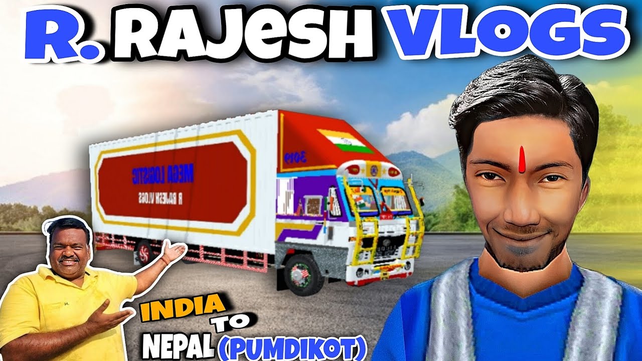 BUS SIMULATOR INDONESIA 🏔️😍 India To Nepal With @RRajeshVlogs Truck!!