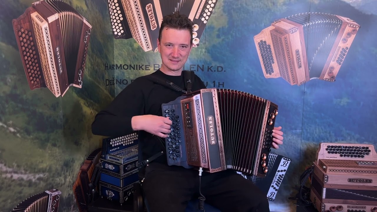 Ne cukaj me za kitki-Harmonika Butolen B-Es-As ( Cover ) model Vizlar