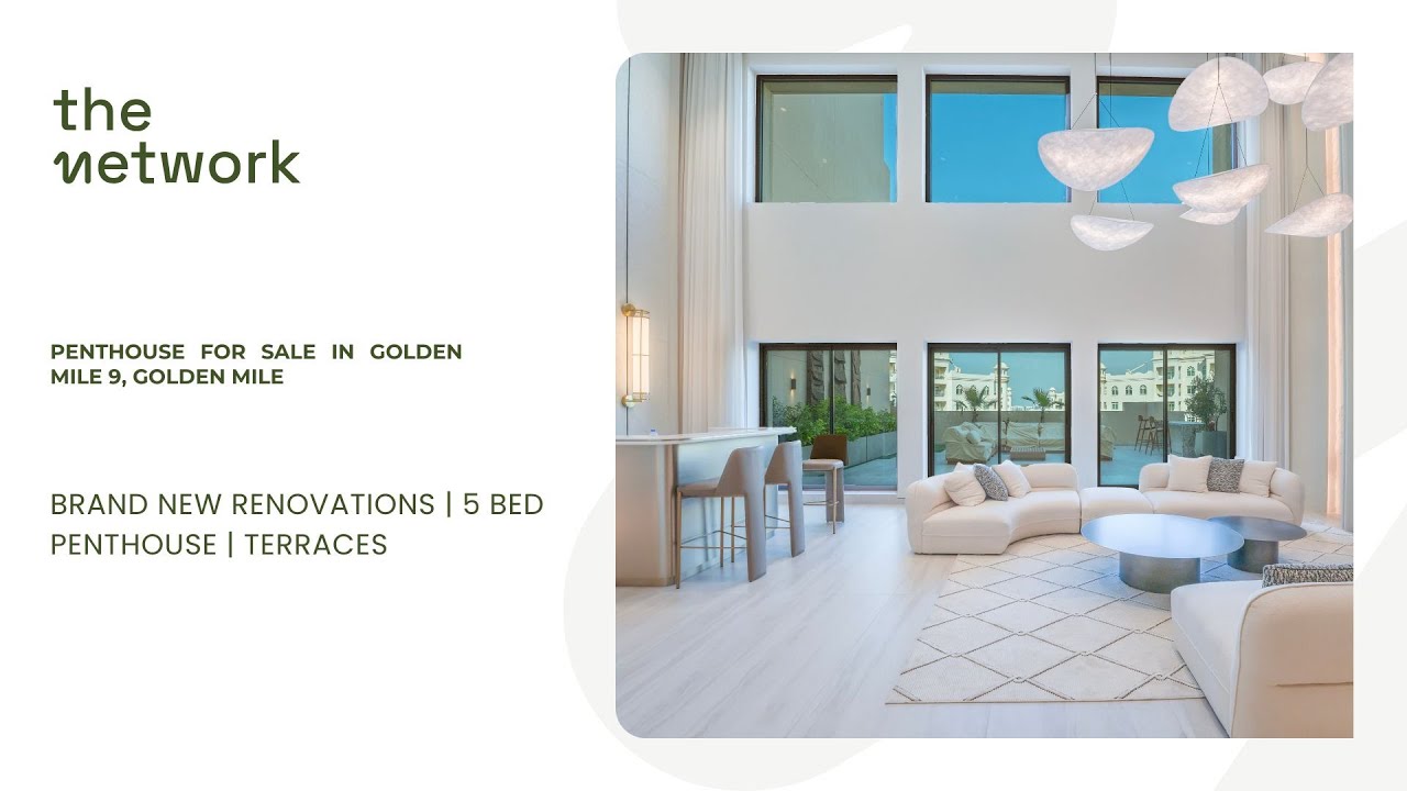 Bedroom Penthouse for sale in Golden Mile 9 located in Golden Mile, Palm Jumeirah, Dubai