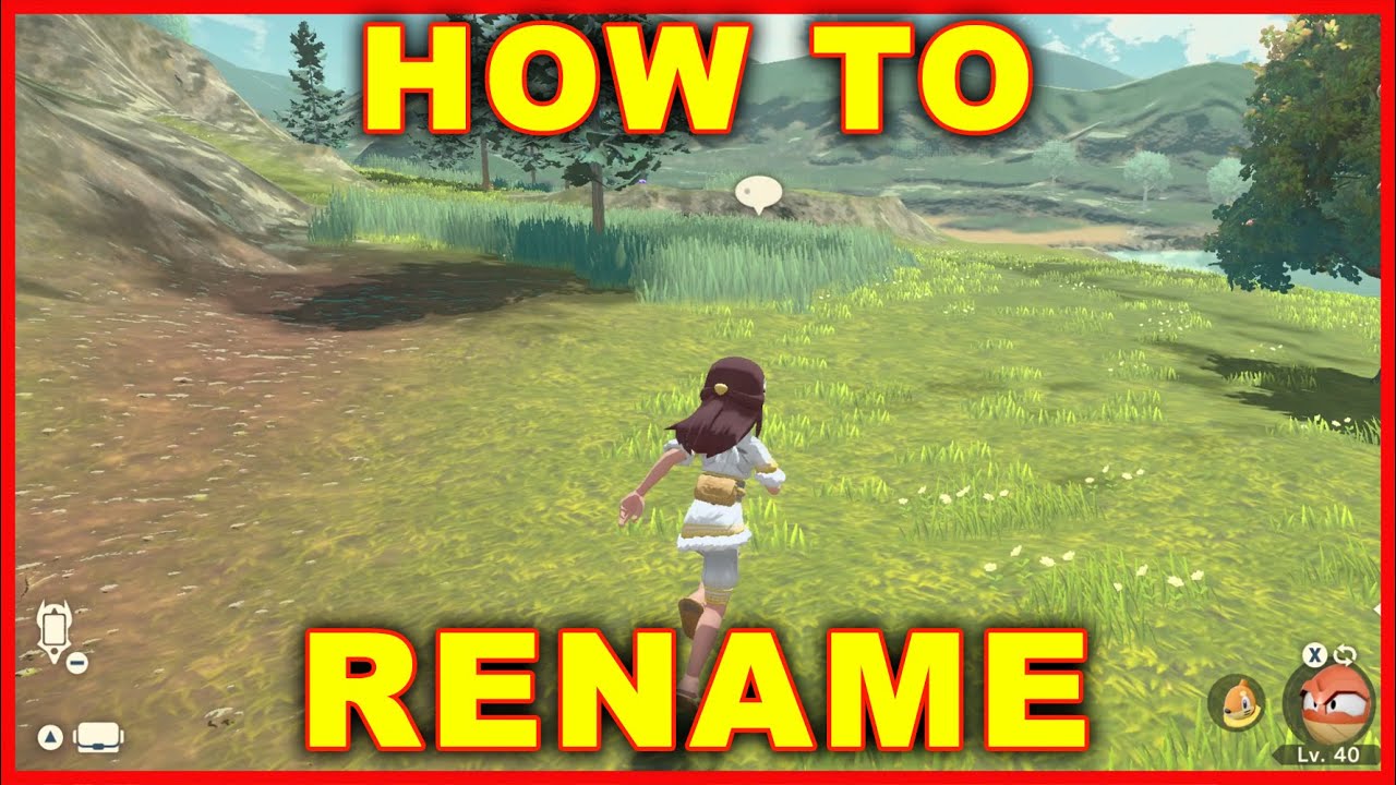 Pokemon Legends Arceus: How to Rename Pokemon