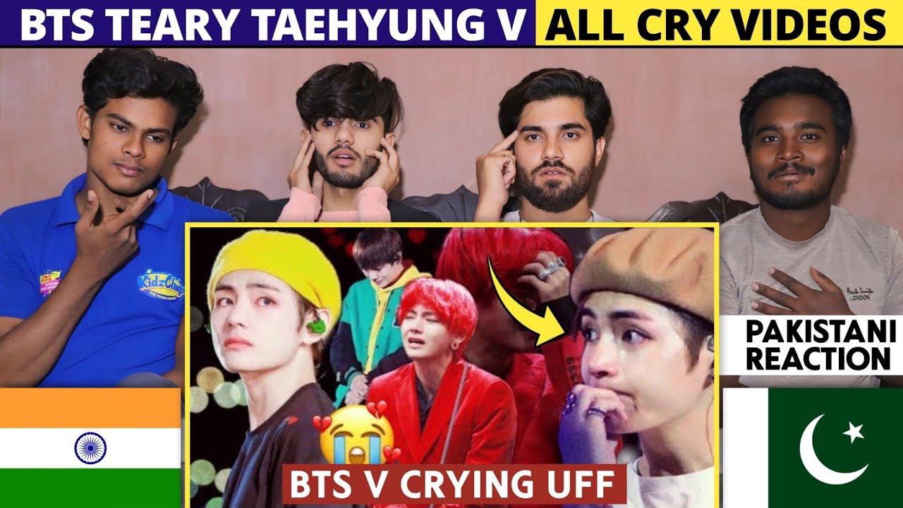 Bts Taehyung v Crying Moments - Pakistani Reaction - Shan Rajpoot