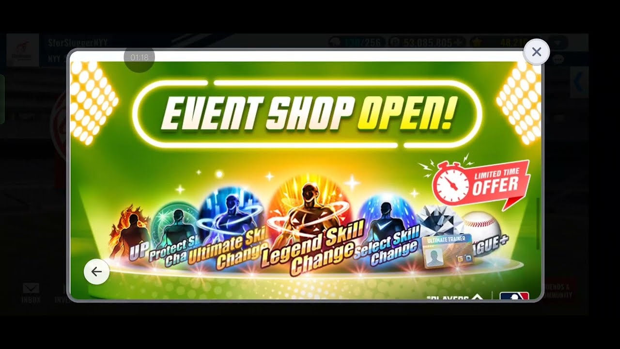 MLB 9 innings 25 - Event shop, Special signature pack, Mileage sig pack, Diamond trainer & more