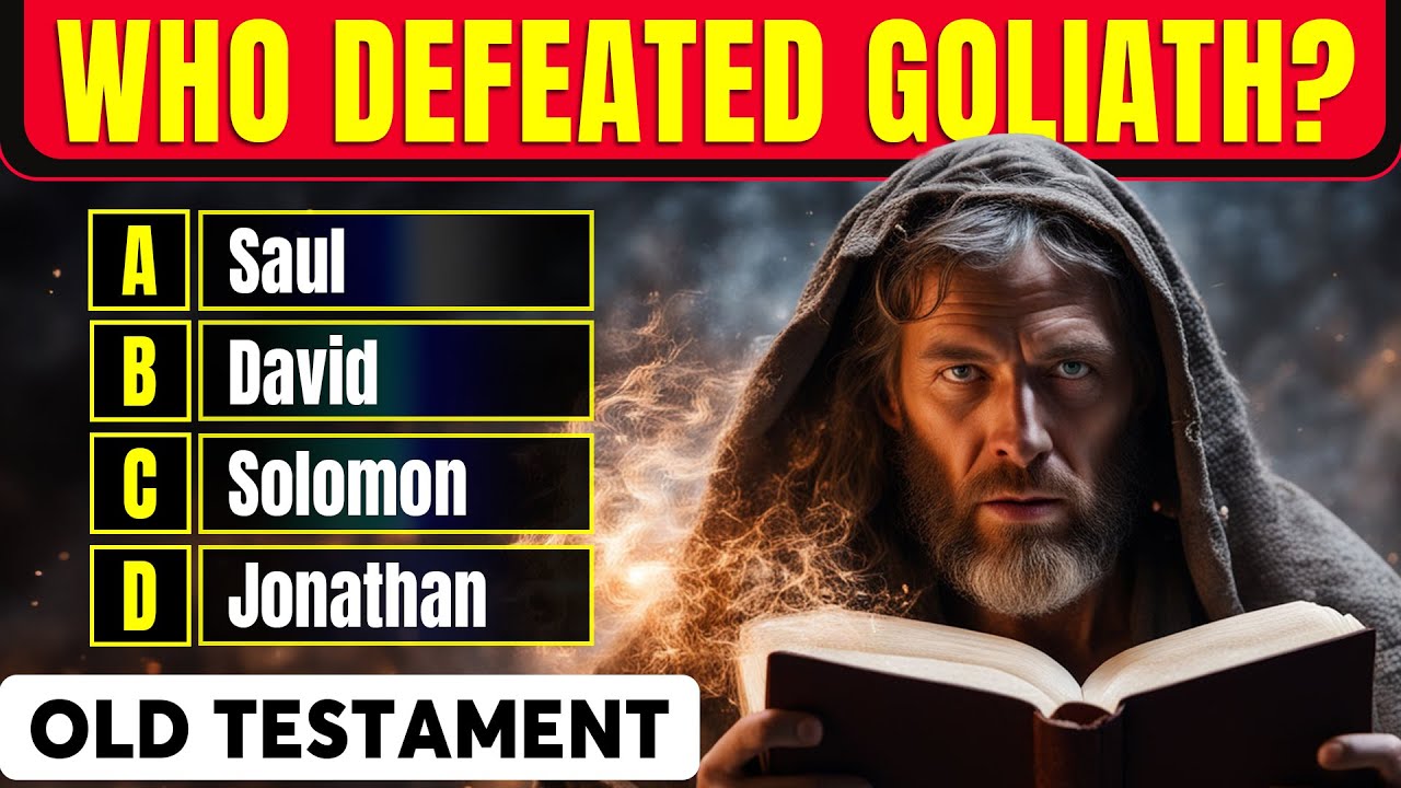 THE OLD TESTAMENT QUIZ - 25 BIBLE QUESTIONS TO TEST YOUR BIBLE KNOWLEDGE - The Bible Quiz