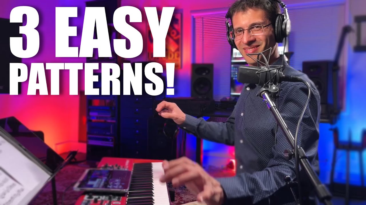 Как играть Канон Пахельбеля с помощью 3 ПРОСТЫХ паттернов для левой руки!