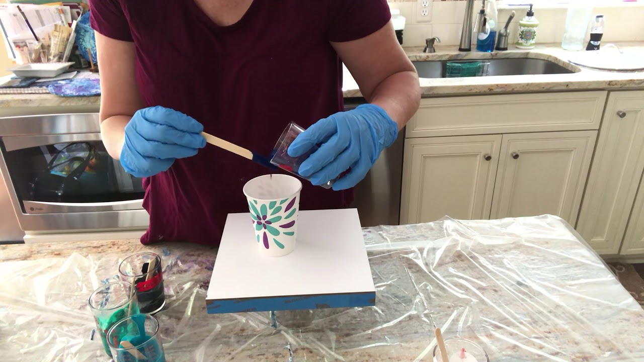 #6 Fluid pouring with PVA and GAC800.