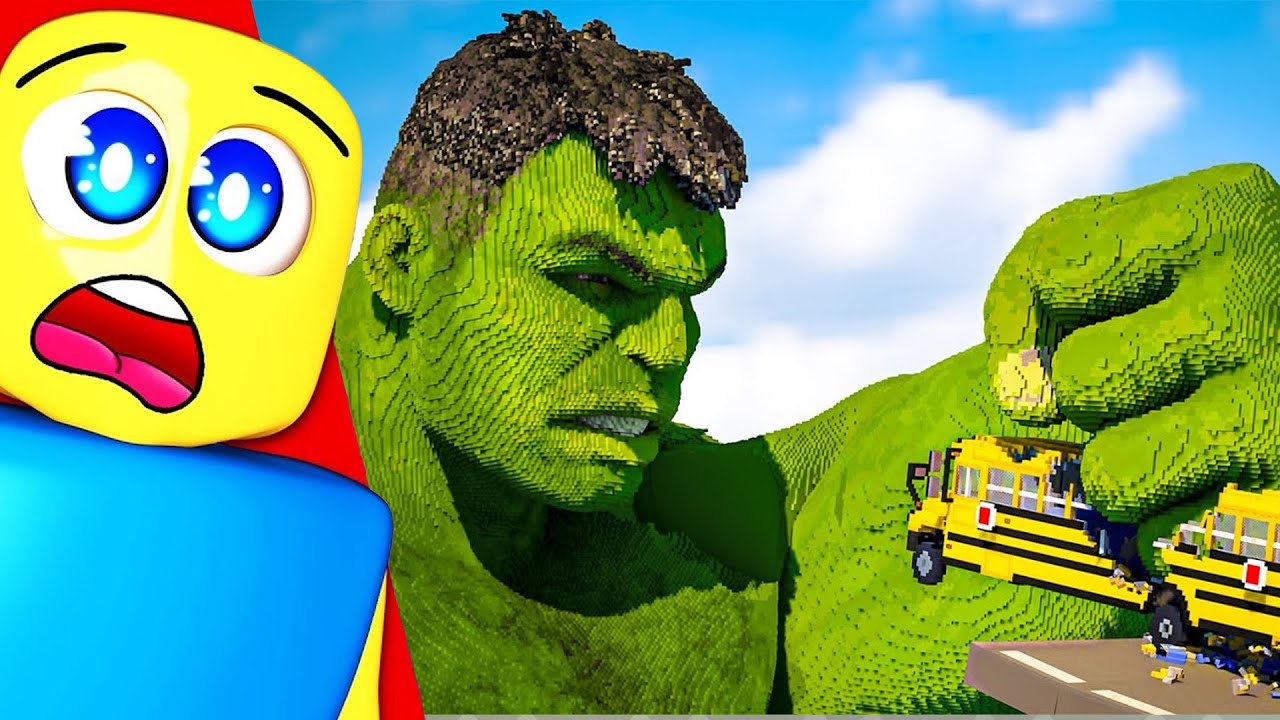 MINECRAFT HULK vs 9'706'432 CARS