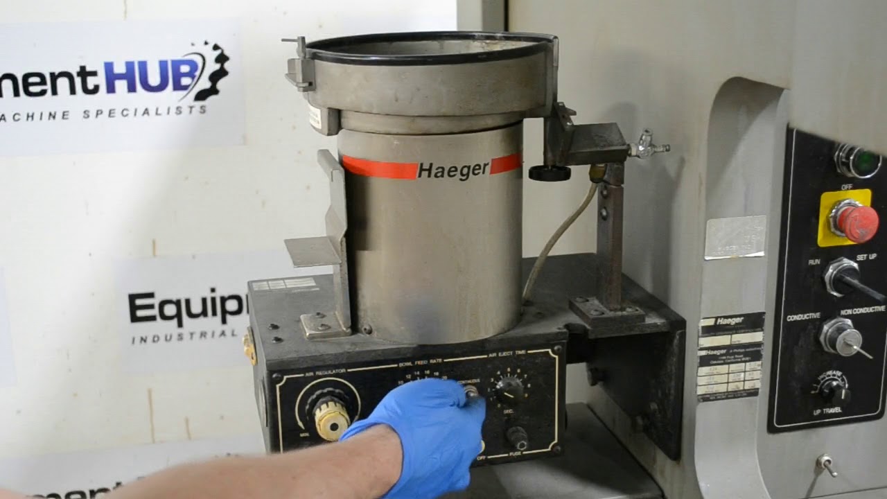 Haeger 824 8 Ton Hydraulic Hardware Inserting Press w/ 10,000's extra pins
