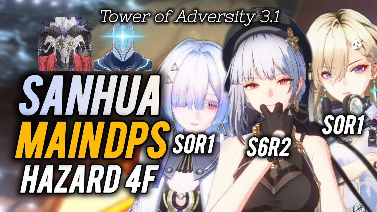 Motivated Sanhua | Hazard Tower 4F | Tower of Adversity 3.1 | Wuthering Waves 