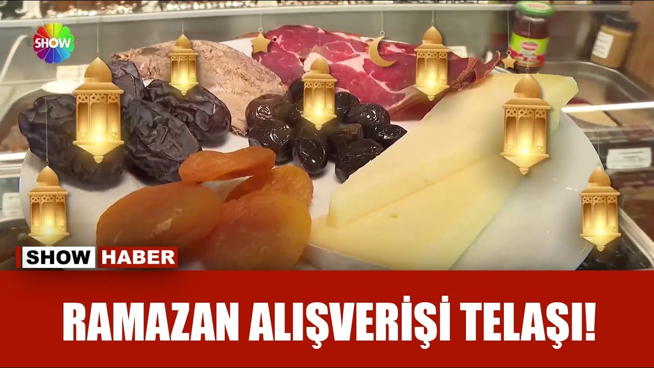 Çarşı pazarda 'Ramazan' hazırlığı!
