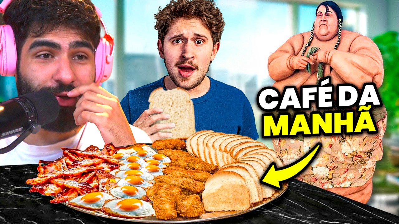 Ele fez a dieta do homem mais pesado do mundo e foi bizarro - react