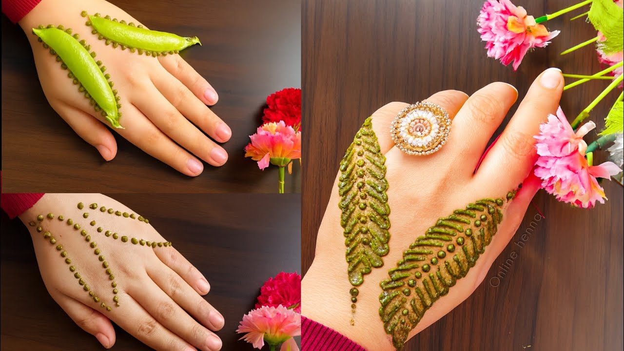 Gorgeous Back Hand Mehndi Ideas You Must Try! / Easy mehndi trick 